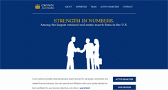 Desktop Screenshot of crownsearch.com